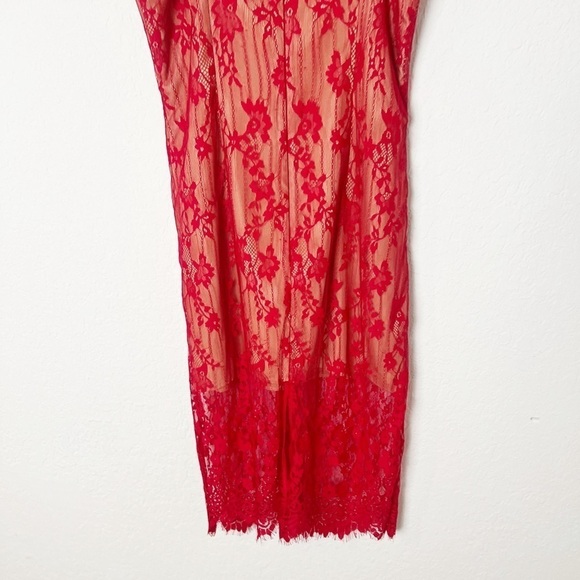 Keepsake The Label Red Lace Bodycon - Picture 7 of 10